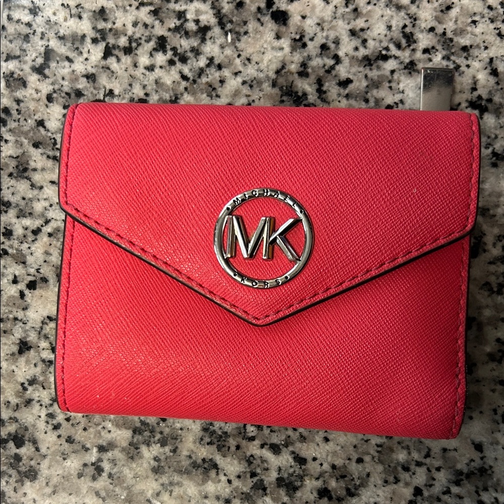 Michael Kors Orange Card Holder